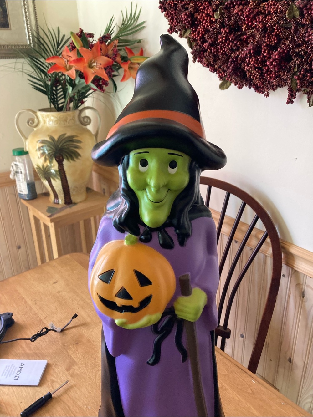 Cracker Barrel witch blow mold - Picture 2 of 8